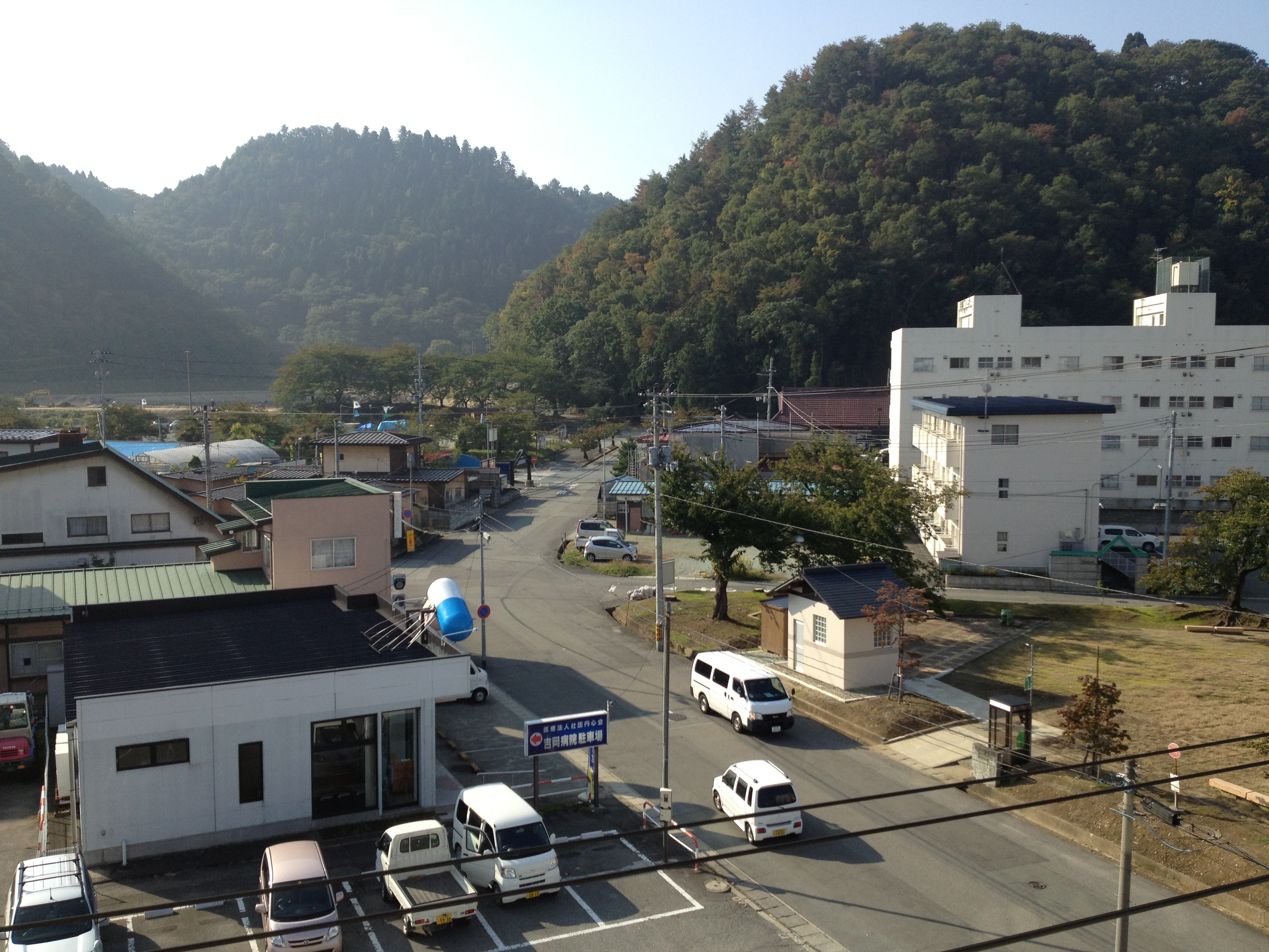 Sarah Teasley, Forested hills at the edge of Tendō City, Yamagata Prefecture, Japan, 2012
